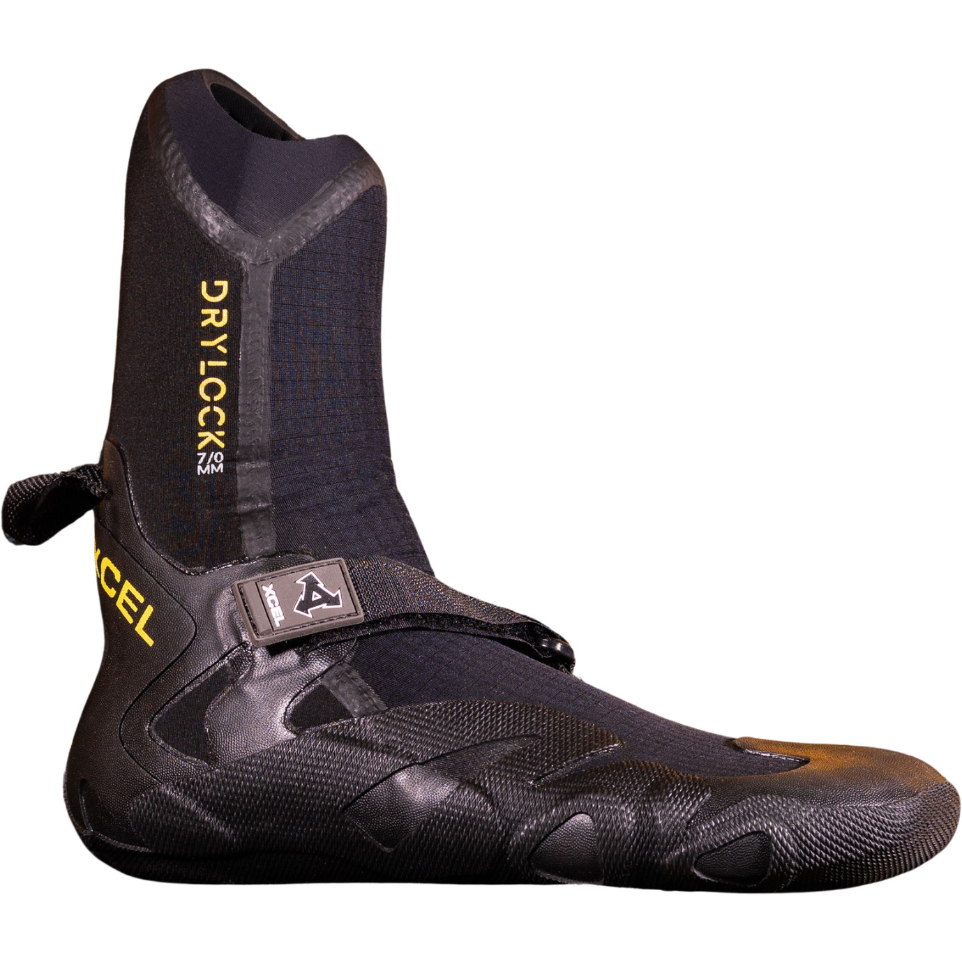 2026 Xcel Drylock 7mm Round Toe Wetsuit Boots ACV79819 - Black / Grey